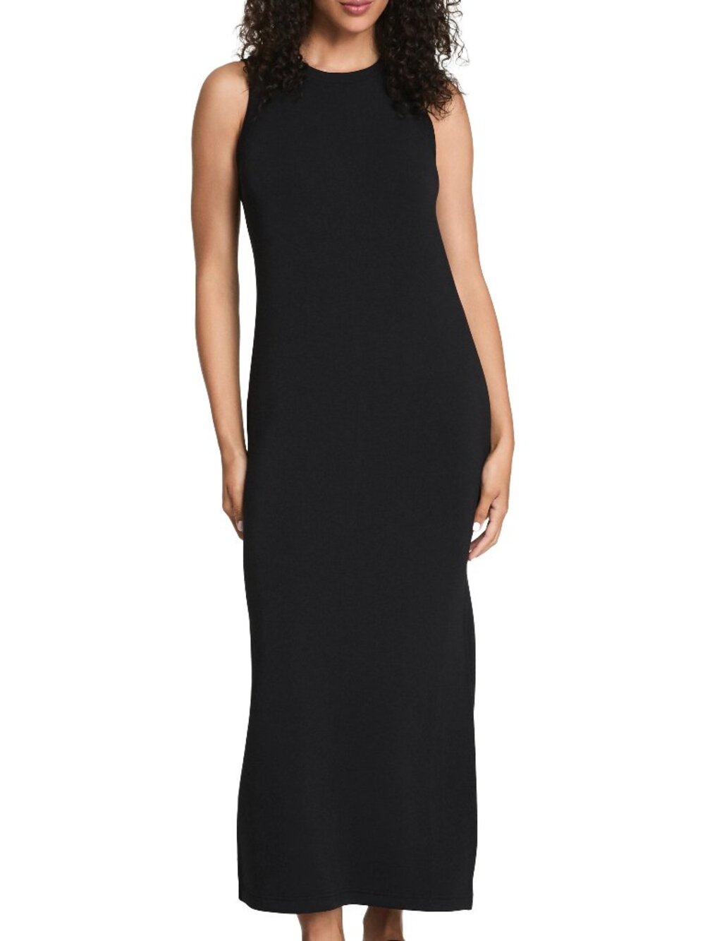SPANX AirEssentials Sleeveless Maxi Dress in Black NWT